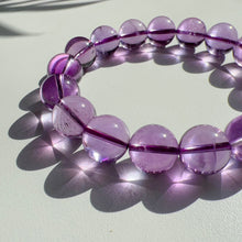 Load image into Gallery viewer, 12mm Natural Amethyst Healing Crystal Bracelet | Crown Third Eye Chakra Reiki Healing | Uplift Brainwork
