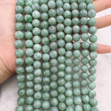 Load image into Gallery viewer, 10mm Genuine  Jadeite Round Bead Strands Greener Color DIY Jewelry Making Project10mm Genuine Jadeite Round Bead Strands Greener Color for DIY Jewelry Making Project
