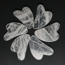 Load image into Gallery viewer, Genuine Clear Quartz Quartz Gua Sha Tool | High-quality Facial Massage Natural Health Product
