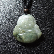 Load image into Gallery viewer, Genuine Jade Pendant Maitreya Happy Buddha Braided Necklace Best Blessing Gift Item for Protection Love
