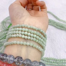 Load image into Gallery viewer, 4mm Genuine Jadeite Round Bead Strands DIY Jewelry Making Project
