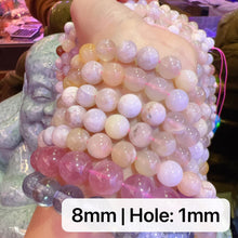 Load image into Gallery viewer, 6-10mm Natural Cherry Blossom Agate Sakura Agate Round Bead Strands DIY Jewelry Findings
